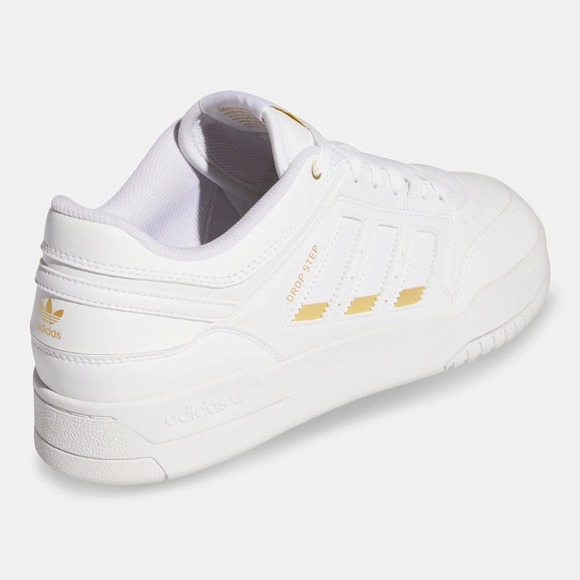 Adidas Originals Drop Step Low Mens Size 11.5 Skateboard Shoes White/Gold IE2361 main image 5